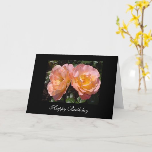 Birthday Greetings Kaart (Gele Bloem)