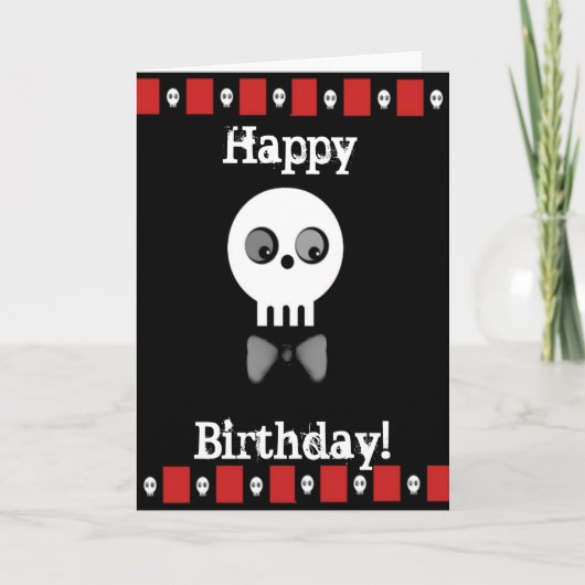 Birthday Greetings Kaart (Voorkant)