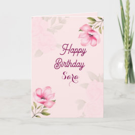 Birthday Greetings Kaart