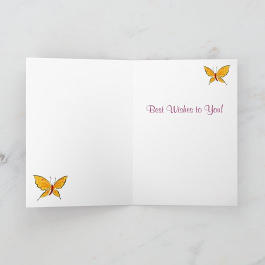 Birthday Greetings Kaart (Binnen)