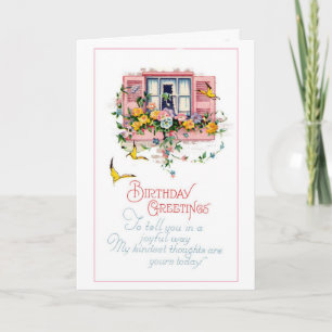 Birthday Greetings Kaart