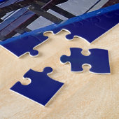 Birthday Greetings Perth Australia Jigzaag Puzzle Legpuzzel (Zijkant)