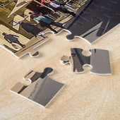 Birthday Greetings Perth Australia Jigzaag Puzzle Legpuzzel (Zijkant)