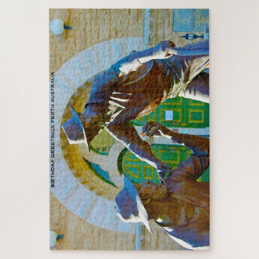 Birthday Greetings Perth Australia Legpuzzel (Verticaal)