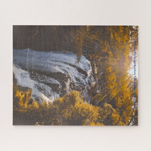 Birthday Greetings Rainbow Herfsten Kerikeri Legpuzzel (Horizontaal)