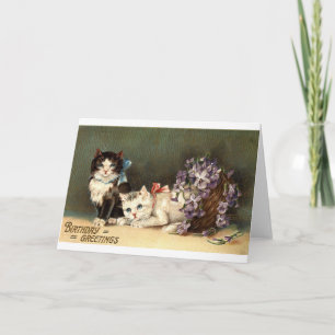 Birthday Greetings Repro 1910 Kaart