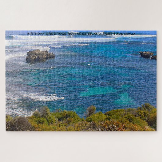 Birthday Greetings Rottness Island Perth Australia Legpuzzel (Horizontaal)