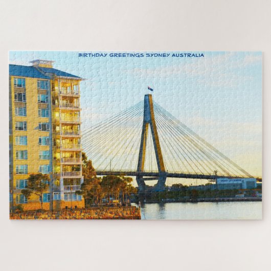 Birthday Greetings Sydney Australië Legpuzzel (Horizontaal)