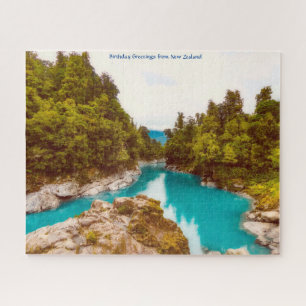 Birthday Greetings uit Nieuw-Zeeland Legpuzzel