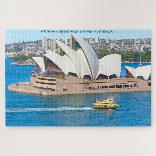 Birthday Greetings uit Sydney Legpuzzel (Horizontaal)