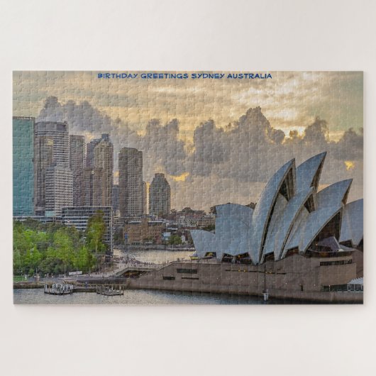 Birthday Greetings uit Sydney Legpuzzel (Horizontaal)