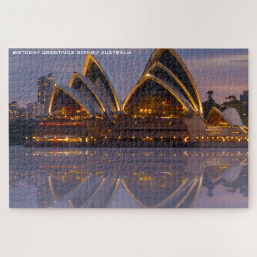 Birthday Greetings uit Sydney Legpuzzel (Horizontaal)