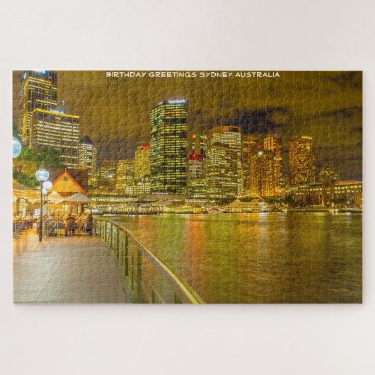 Birthday Greetings uit Sydney Legpuzzel (Horizontaal)