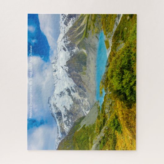 Birthday Greetings van het eiland South Legpuzzel (Verticaal)