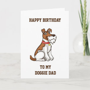 BIRTHDAY GREETINGS "VAN UW DOGGIE" KAART