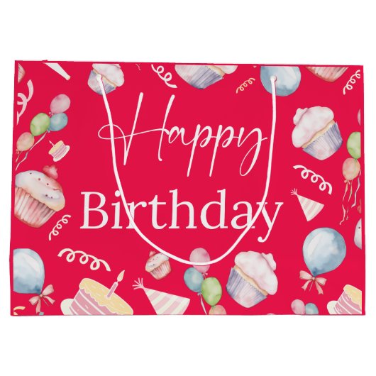 Birthday Groot Cadeauzakje (Achterkant)