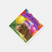 Birthday Guinee-Bisschoppenballonnen van de kinder Servet (Hoek)