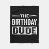 Birthday Guy Graphic Novelty Mannen Vrouwen jongen Fleece Deken (Voorkant)