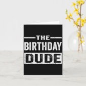 Birthday Guy Graphic Novelty Mannen Vrouwen jongen Kaart (Gele Bloem)