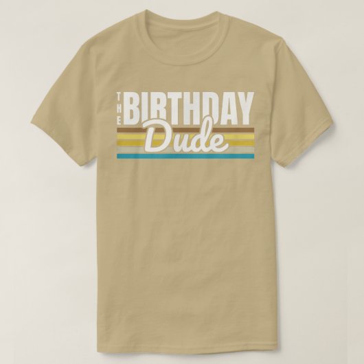 Birthday Guy Graphic Novelty T-shirt (Design voorkant)
