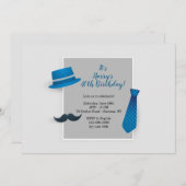 Birthday Guy Uitnodiging (Voorkant / Achterkant)