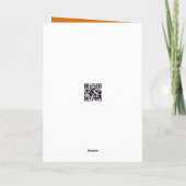 Birthday Halloween Hunter Skeleton With a Buck Kaart (Achterkant)