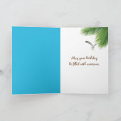 Birthday Hammock op strand Kaart (Binnen)