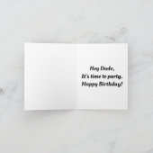 Birthday Hamster Wenskaart Kaart (Binnen)