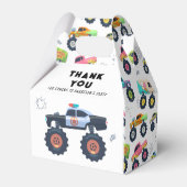 Birthday Hartelijk dank voor de moderne Kinder mon Bedankdoosjes (Achterkant)