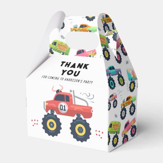 Birthday Hartelijk dank voor de moderne Kinder mon Bedankdoosjes (Voorkant Zijde)