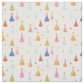 Birthday Hat multicolour rainbow Stof (Swatch)