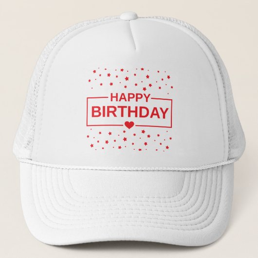 Birthday Hat Trucker Pet (Voorkant)
