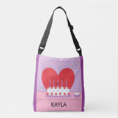 Birthday Heart Crossbody Tas (Voorkant)