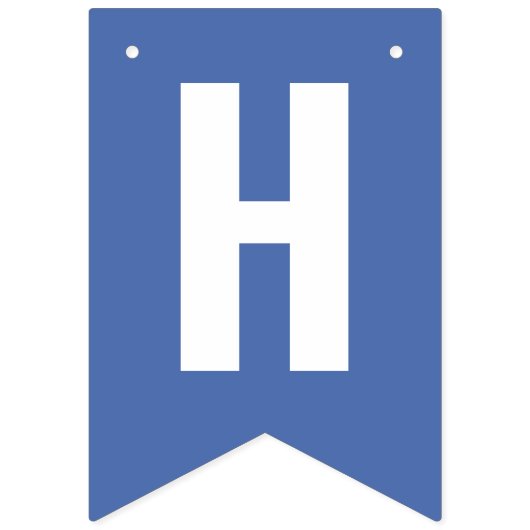 Birthday helderkleurstaal vlaggetjes (Tweede vlag)