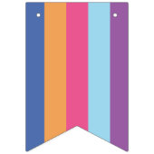 Birthday helderkleurstaal vlaggetjes (Eerste vlag)