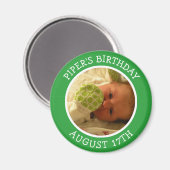 Birthday Herinder Gepersonaliseerde Foto Magnet (Voorkant / Achterkant)