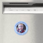 Birthday Herinder Gepersonaliseerde Foto Magnet (Insitu (Vaatwasser))