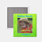 Birthday Herinneringskoelkast Fotomagneten Magneet (Voorkant / Achterkant)