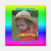 Birthday Herinneringskoelkast Fotomagneten Magneet (Voorkant)