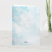 Birthday heteluchtballon schattige regenboogharen  kaart (Achterkant)