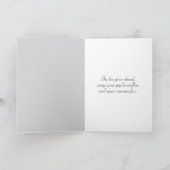 Birthday Highland Cow Licking Snowflakes Kaart (Binnen)