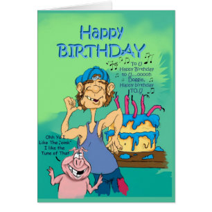Birthday hillbillie n varken met lied