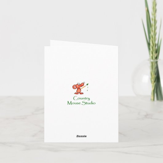 Birthday Hug omdat ik om Fun Humor Kaart geef (Achterkant)