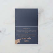 "Birthday Hullabaloo" Western Cowboy Verjaardag Bedankkaart (Binnen)