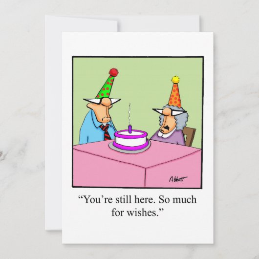 Birthday Humor Party Invitations "Spectickles" Kaart (Voorkant)