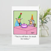 Birthday Humor Party Invitations "Spectickles" Kaart (Staand voorkant)