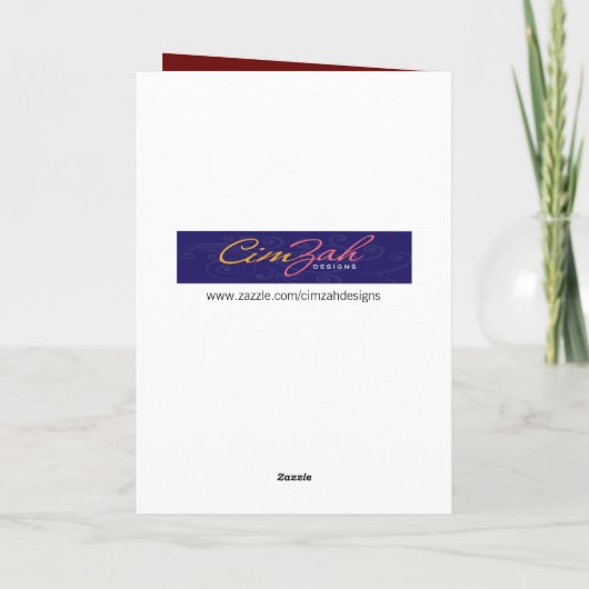 Birthday Humor van zuster naar jongere broeder Kaa Kaart (Achterkant)