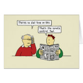 Birthday Humor voor bejaarde vader (Voorkant Horizontaal)