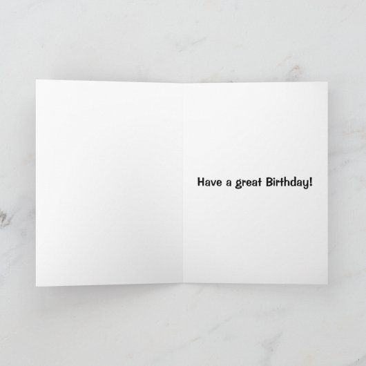 Birthday Hunk-kaart! Kaart (Binnen)