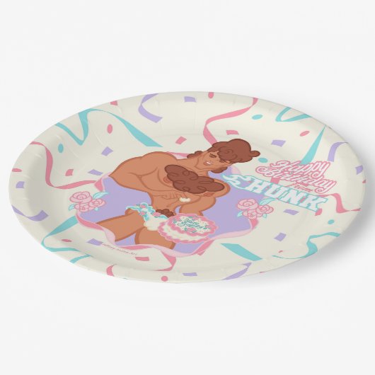 Birthday Hunk Paper Bord (Gekanteld)